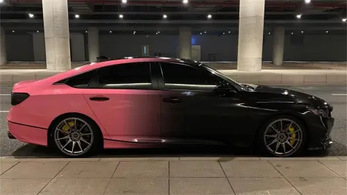 Black&Pink Carwrap