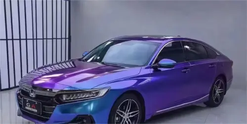 Matte Diamond Purple Blue Car Wrap from Carwraponline