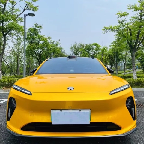 NIO Gloss PET Metal Paint Yellow Car Vinyl Wrap