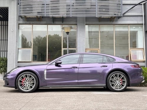 Gloss Grey Violet Car Vinyl Wrap