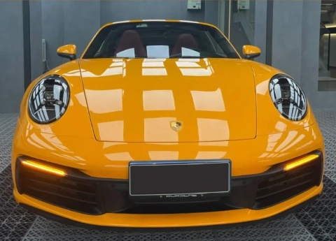 McLaren Orange Car Vinyl Wrap