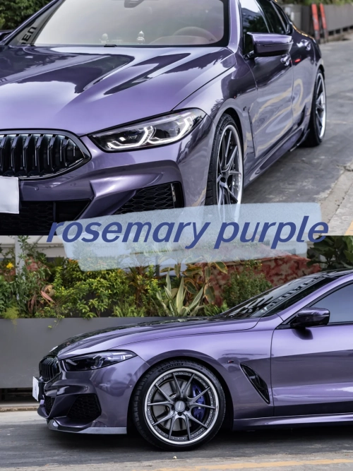 Why Misty Gray Purple Car Vinyl Wrap Is Fonded Of Girls?