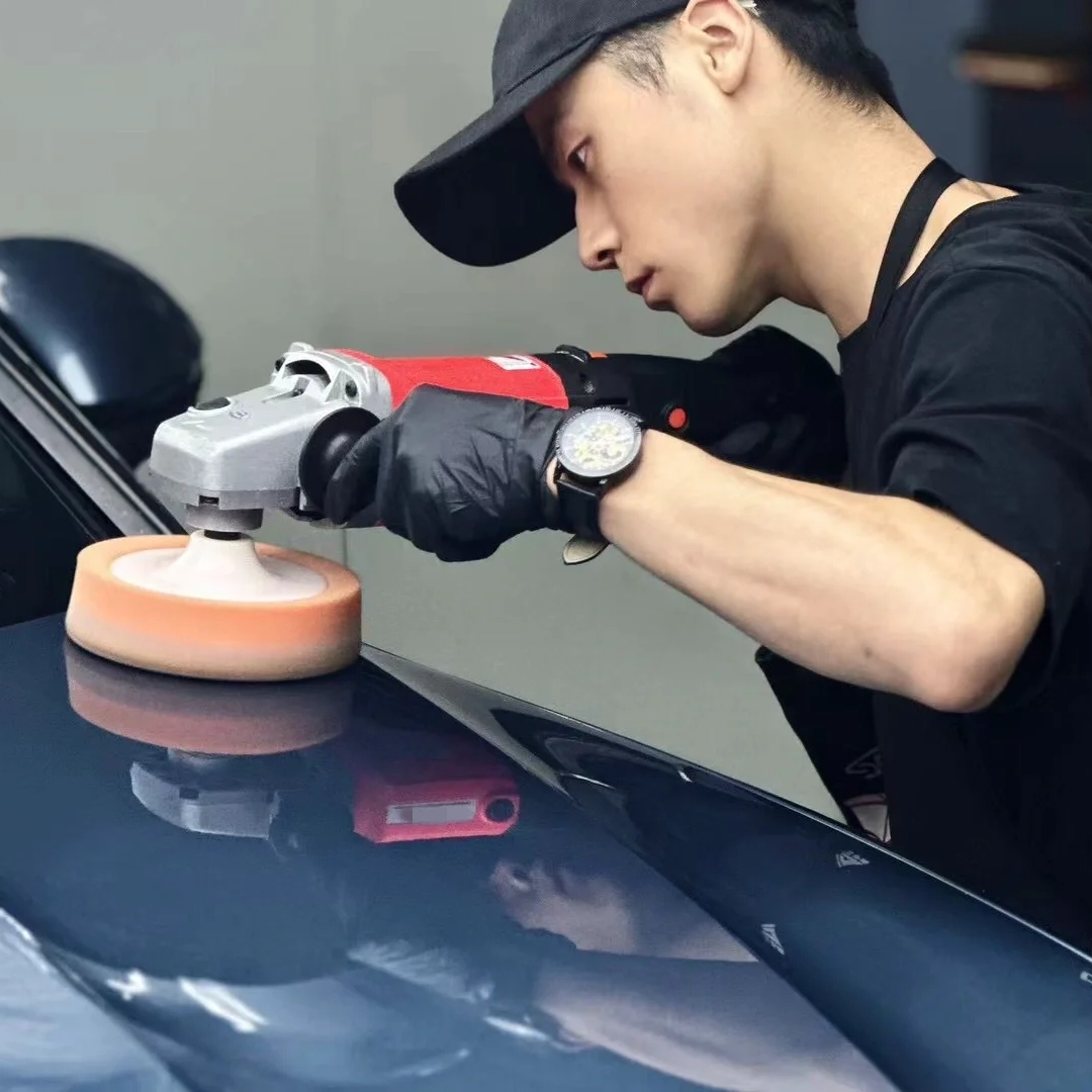Car wax is a protective coating applied to a vehicle's exterior to enhance its shine and protect the paint. 
