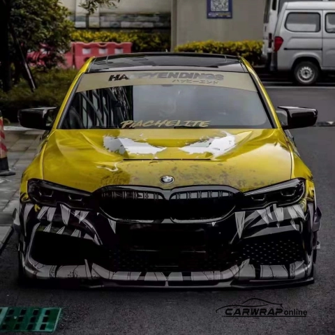 Halloween Limited Venom Color Custom Car Vinyl Wrap