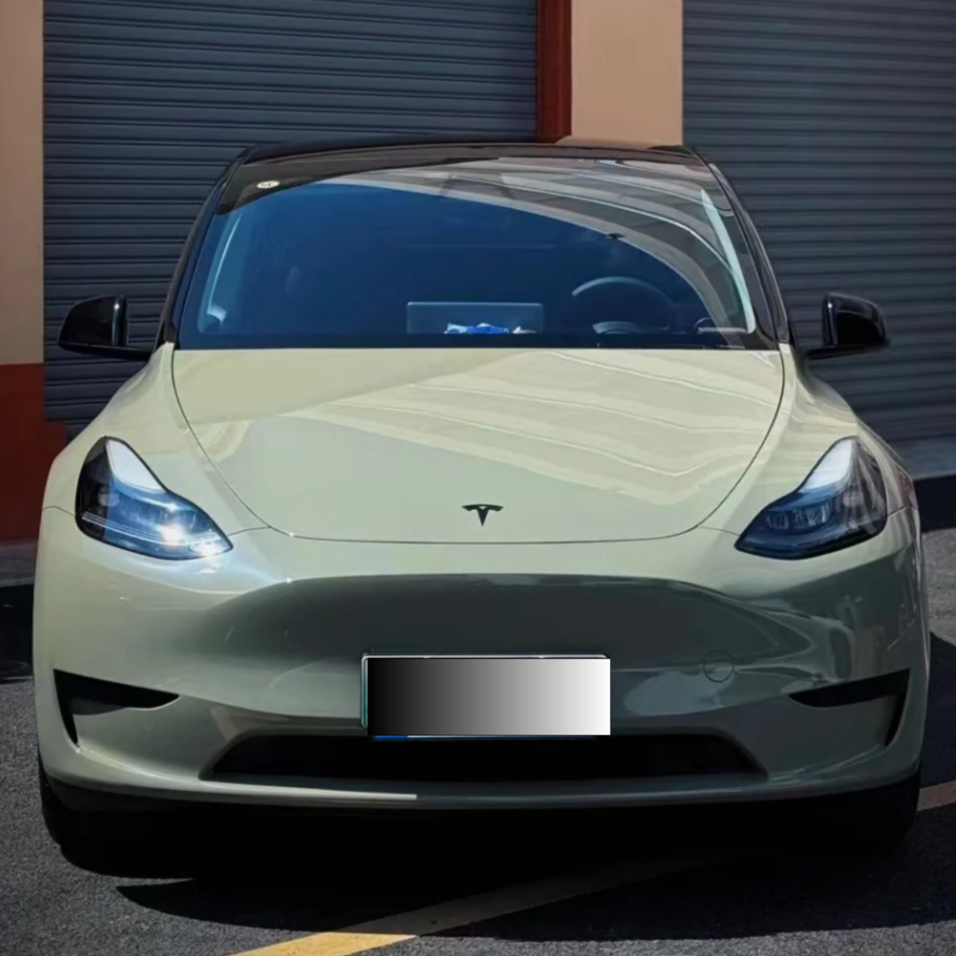 The Super Gloss Khaki Grey Car Vinyl Wrap is made from durable materials, this wrap protects your car's paint job from scratches and fading while offering easy installation and removal.