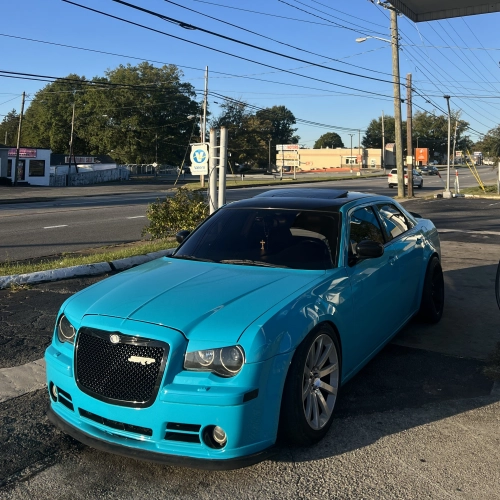 Feedbacks From Henry---Miami Blue Car Vinyl Wrap From Carwraponline