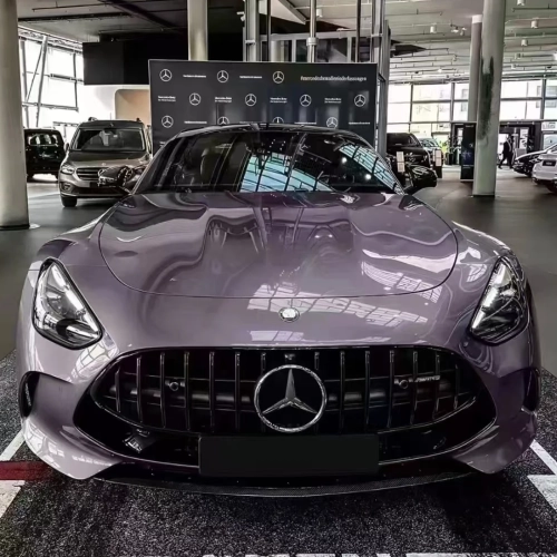 How does the BMW Midsummer Purple Car Vinyl Wrap protect the car's paint?