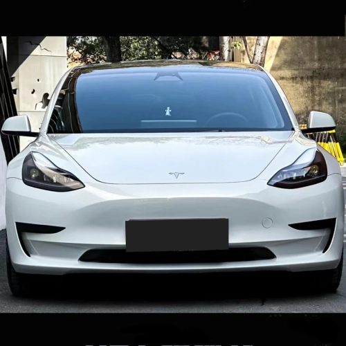 Tesla PET Martin Silver Grey Car Vinyl Wrap