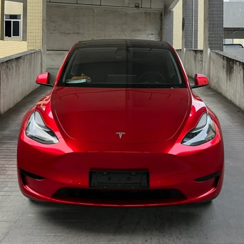 Vampire Red Car Vinyl Wrap