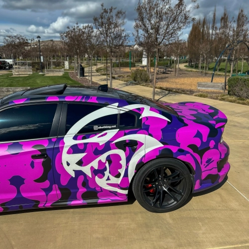 Hellcat Custom Car Vinyl Wrap