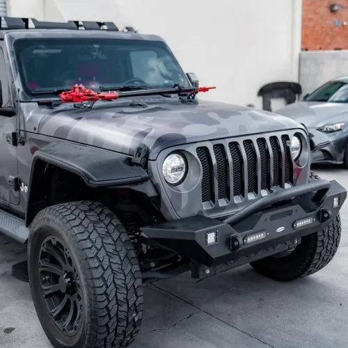 Jeep Green Camo Custom Vinyl Wrap - Special Style