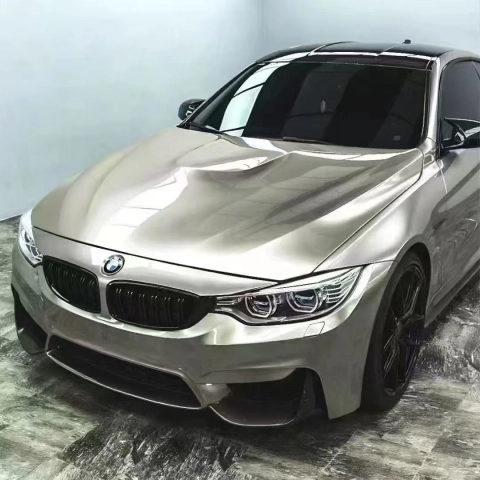 PET Gloss Liquid Victor Silver Car Vinyl Wrap - New Color Publish