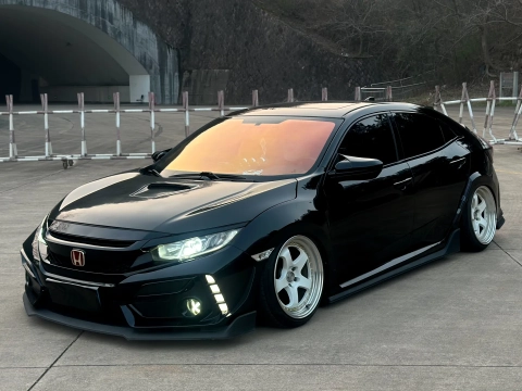 Honda PET Gloss Repaired Black Car Vinyl Wrap