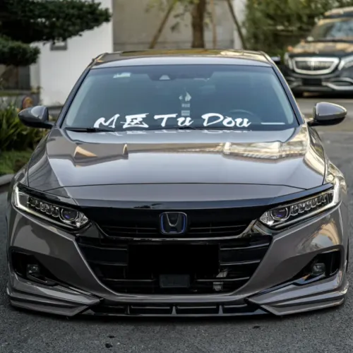 Honda Vinyl Wrap - PET Gloss Dove Grey Car Vinyl Wrap