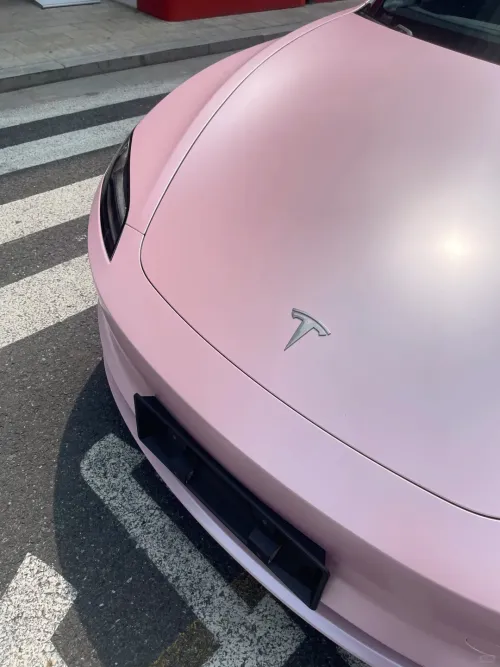 Matte Pure Metal Cherry Pink Car Vinyl Wrap: The Ultimate Statement in Automotive Elegance