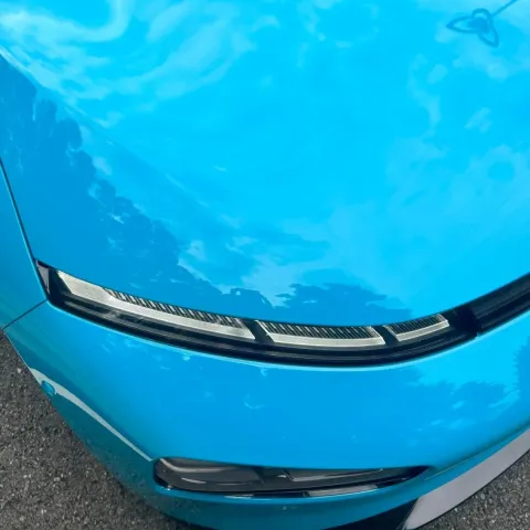 PET Super Gloss Miami Blue Car Vinyl Wrap 