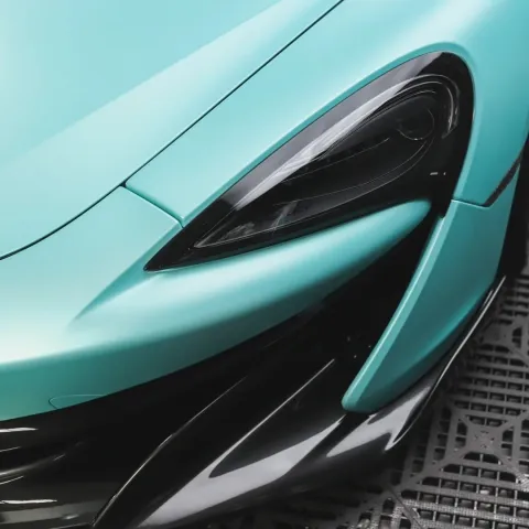 Matte Metallic Tiffany Blue Car Vinyl Wrap
