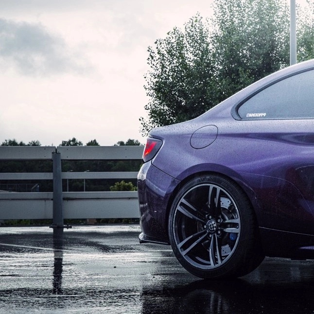 Gloss Metallic Midnight Purple Car Vinyl Wrap