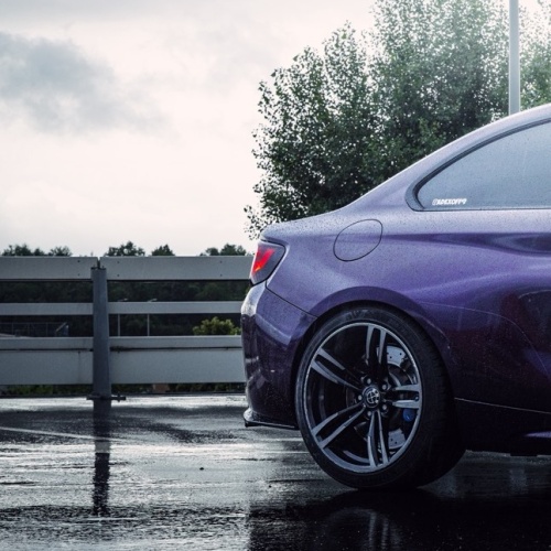 The Perfect Summer Look with Gloss Metallic Midnight Purple Car Wrap