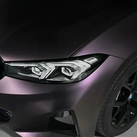 Matte Dark Purple Vinyl Wrap Car Wrap
