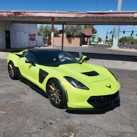 Unleash Your Style with BMW Gloss Magic Gold Fluorescence Wrap