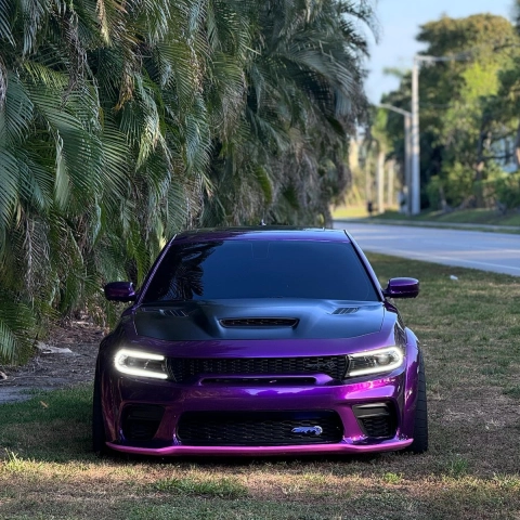 Transform Your Ride with Gloss Metallic Grape Purple Vinyl Wrap