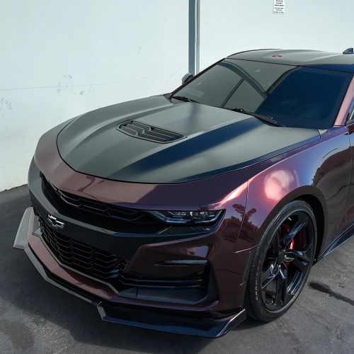 Unleash Your Car's Potential with Gloss Metallic Black Rose Wrap