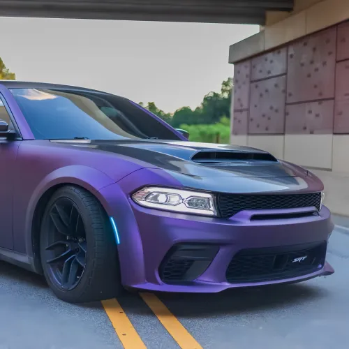 Discover the Benefits of Matte Metallic Purple Car Vinyl Wrap