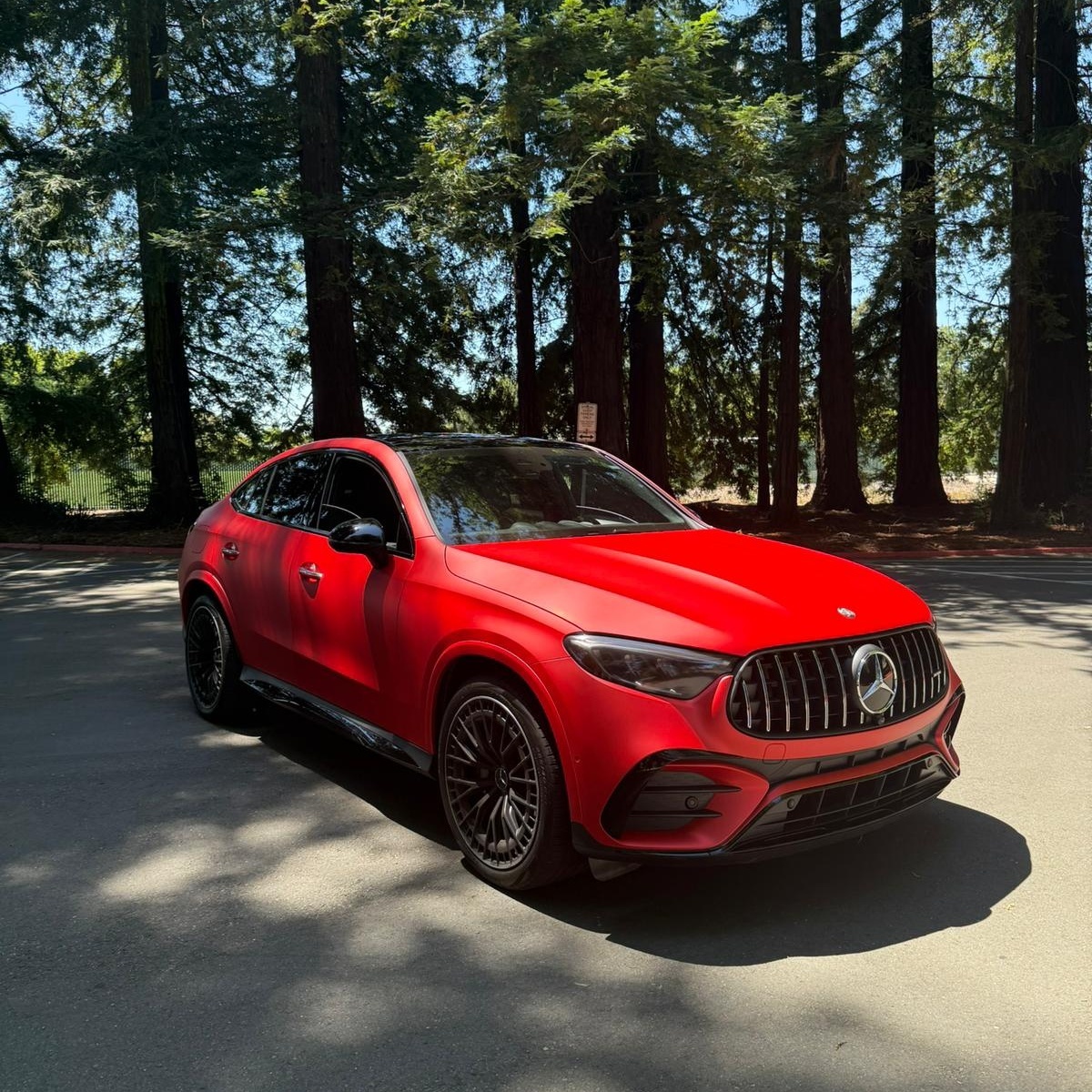 Satin Chrome Prismatic Red Car Vinyl Wrap