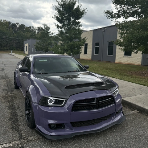 Never Settle for Less: Choose PET Negroni Purple Car Vinyl Wrap