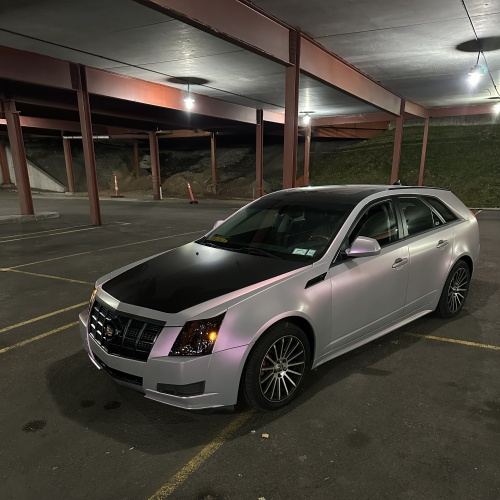 Matte Twin Candy Grey Red Car Vinyl Wrap: Beyond Paint