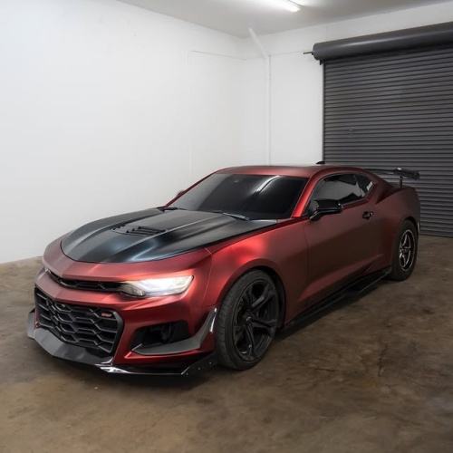 Ditch the Ordinary: PET Benz Matte Metallic Romance Red Car Vinyl Wrap