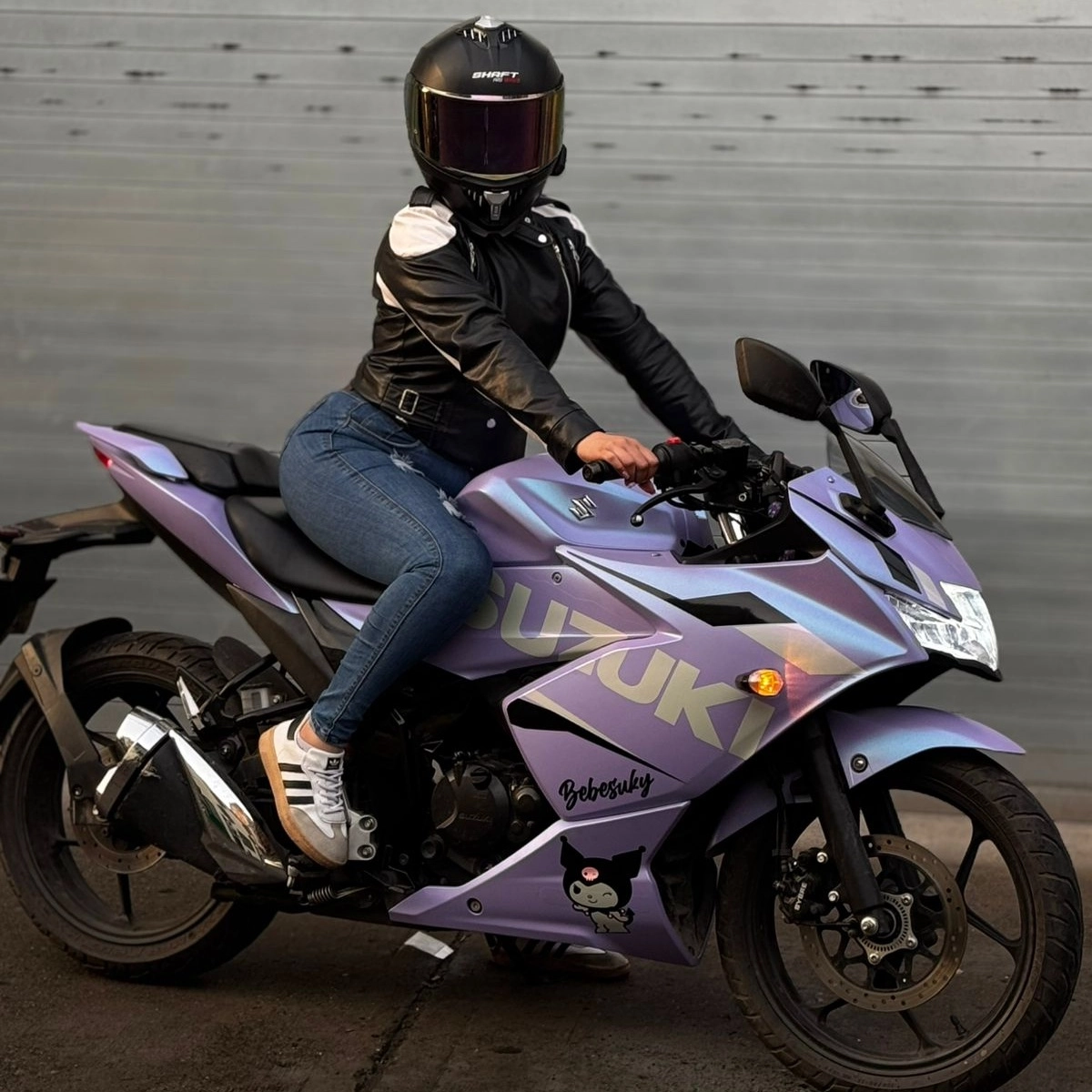 BMW Gloss Ceramics Lavender Blue Car Vinyl Wrap