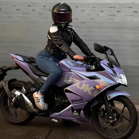 Your Car Deserves It: Gloss Ceramics Lavender Blue Car Vinyl Wrap