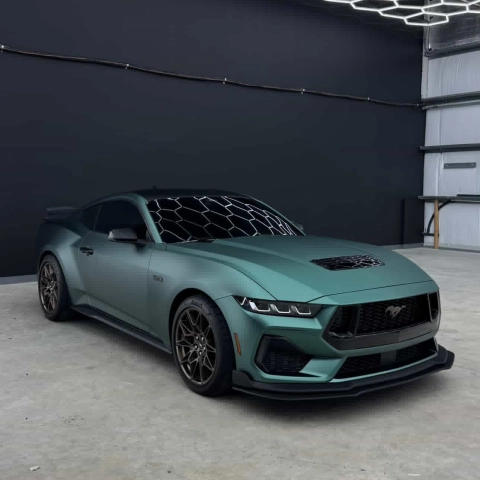 Feel the Difference: Ultra-Matte Midnight Green Car Vinyl Wrap Elevates Your Car