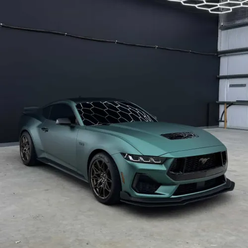 Feel the Difference: Ultra-Matte Midnight Green Car Vinyl Wrap Elevates Your Car