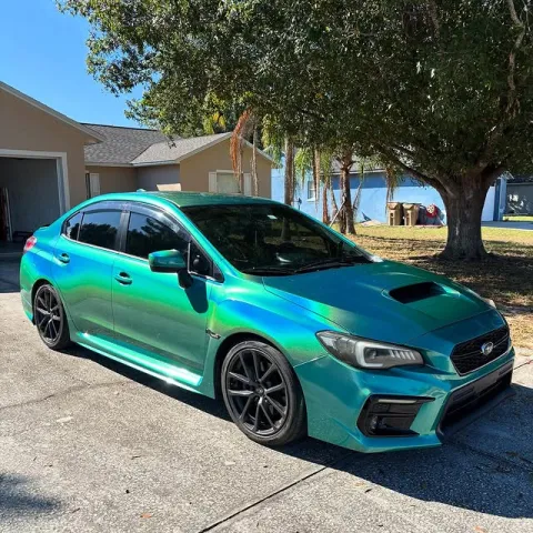 Transform Your Vehicle with Rainbow Holographic Green Car Vinyl Wrap