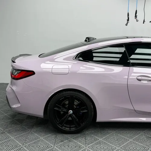 The Allure of Misty Gray Purple in Modern Car Vinyl Wrapping