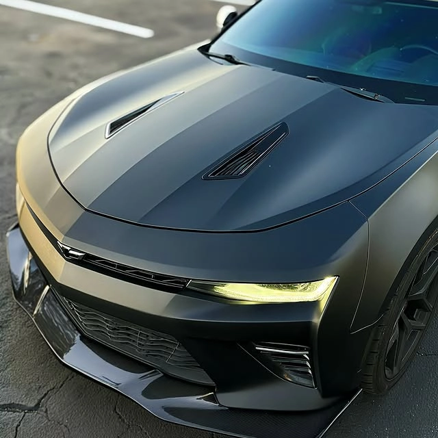 Matte Black Car Vinyl Wrap