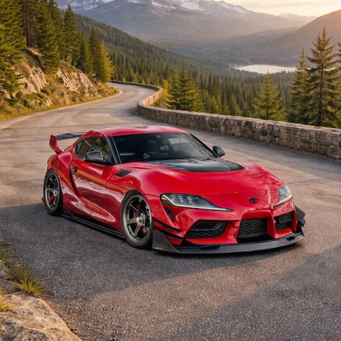 Super Gloss Candy Red Car Vinyl Wrap