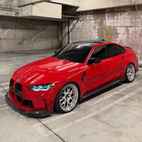 TPU Gloss Ferrari Red Paint Protection Film