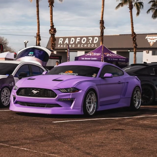 Transform Your Ride with Ultimate Flat Lavender Purple Car Vinyl Wrap