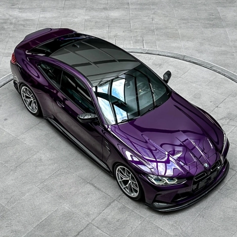 PET Gloss Metallic Twilight Purple Car Vinyl Wrap