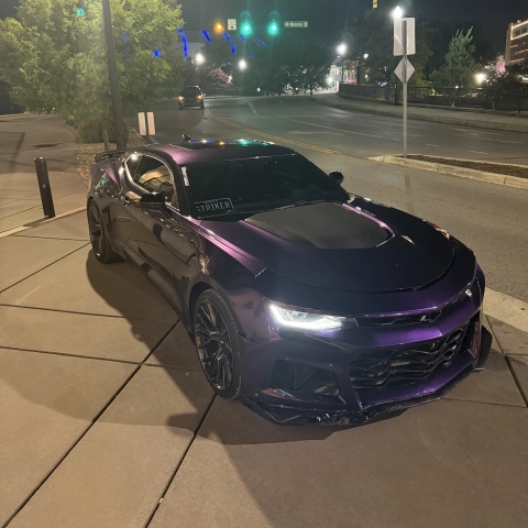 PET Gloss Metallic Twilight Purple Car Vinyl Wrap
