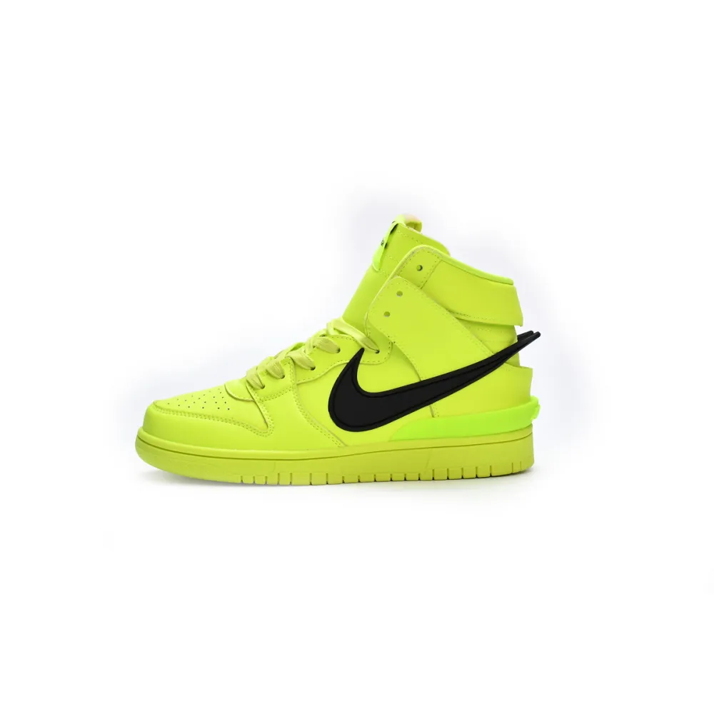 PK God Batch Nike Dunk High AMBUSH Flash Lime CU7544-300
