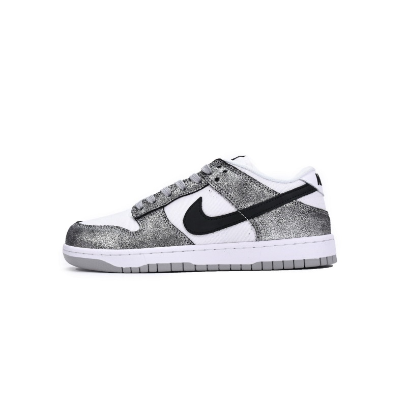 PK God Batch Nike Dunk Low Golden Gals Metallic Silver (W) DO5882-001