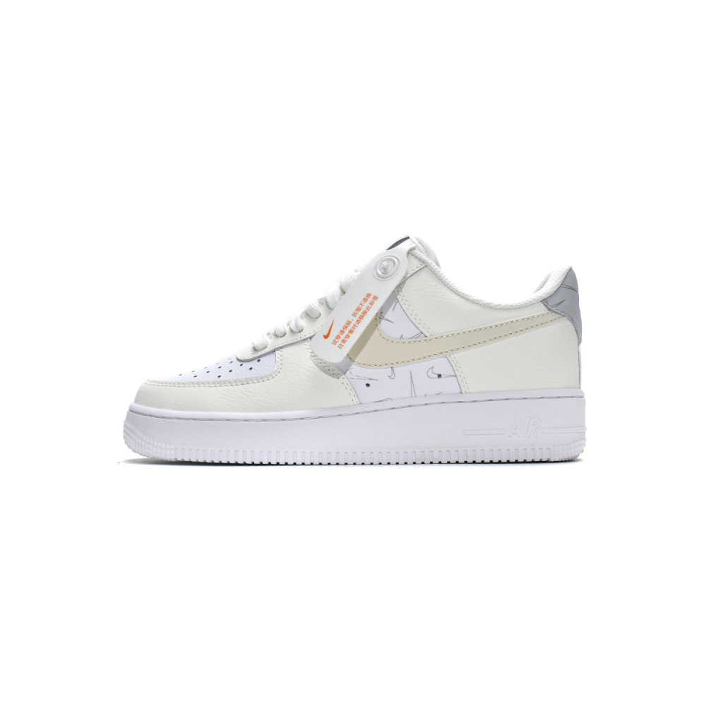 LJR Batch Nike Air Force 1 Low '07 Mini Checks Sail Pure Platinum (W) DR7857-100