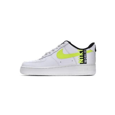 LJR Batch Nike Air Force 1 Low Worldwide White Barely Volt (GS) CN8536-100 01