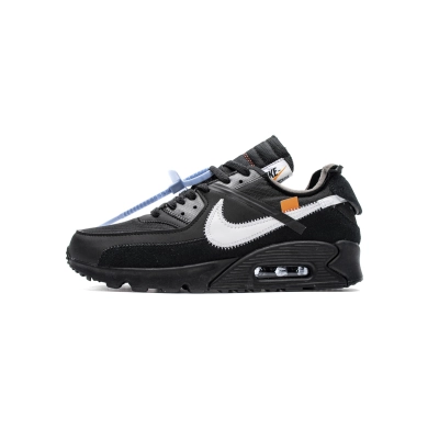 Nike Air Max 90 OFF-WHITE Black AA7293-001 01