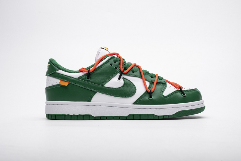 Best Fake LJR Batch Nike Dunk Low Off-White Pine Green CT0856-100 of ...